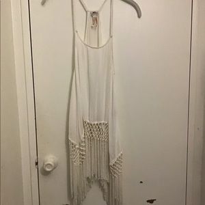 Fringe Cream blouse small